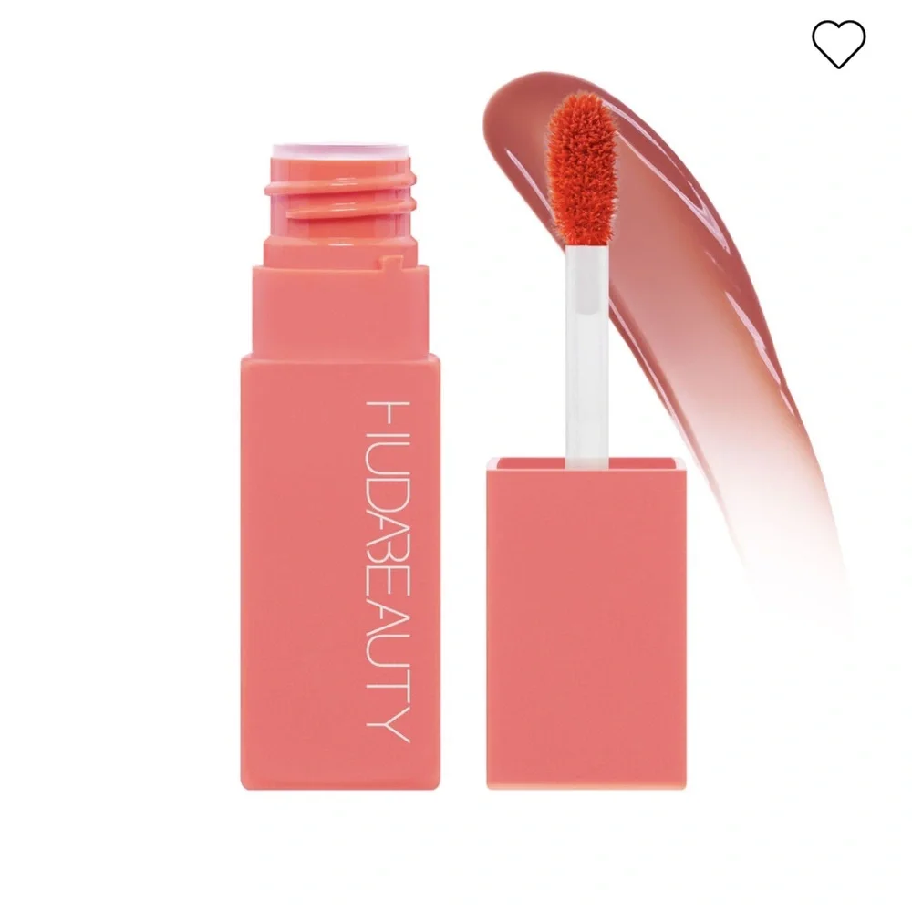 Huda Beauty Lip Blush Creamy Lip & Cheek Stain in Coral Kiss full size